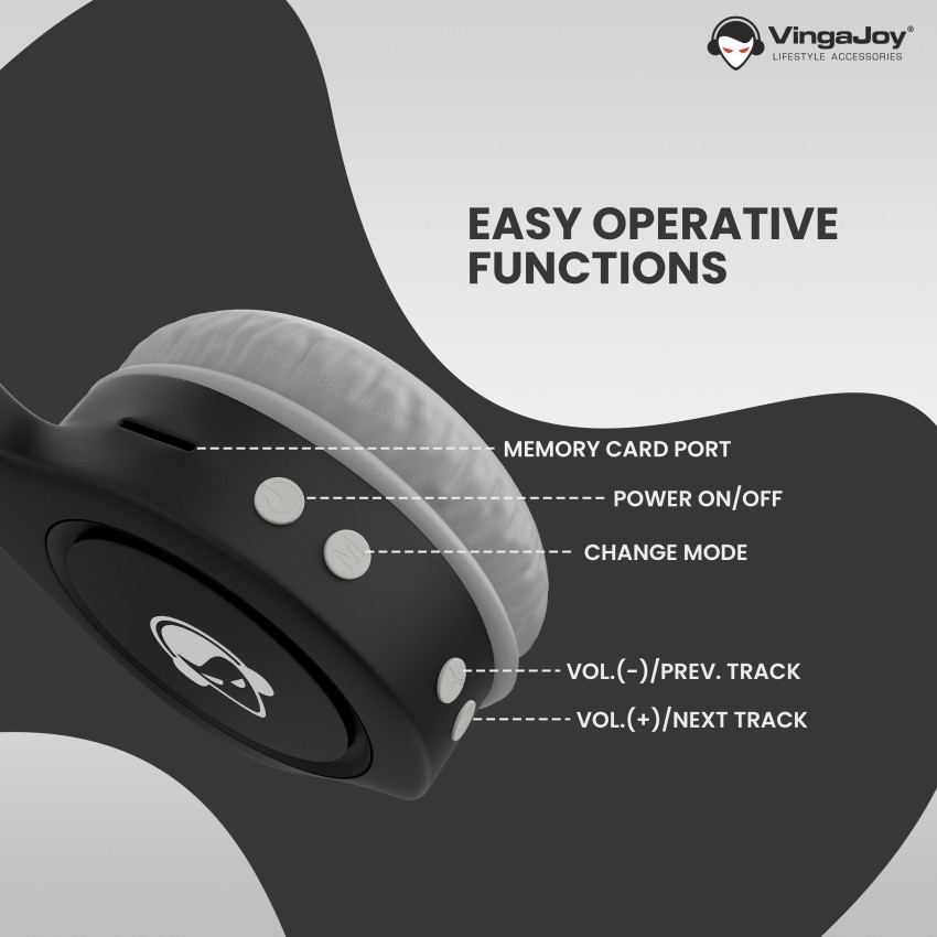 Vingajoy bluetooth best sale headphone hp 20