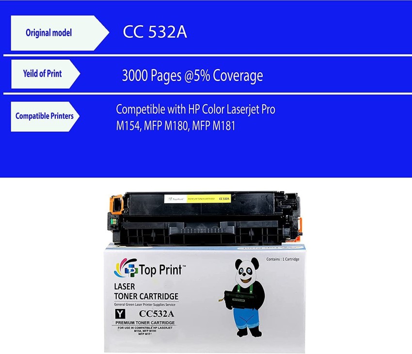 HP 304 CC532A Yellow Toner Cartridges, For Printer at Rs 9050 in Mumbai