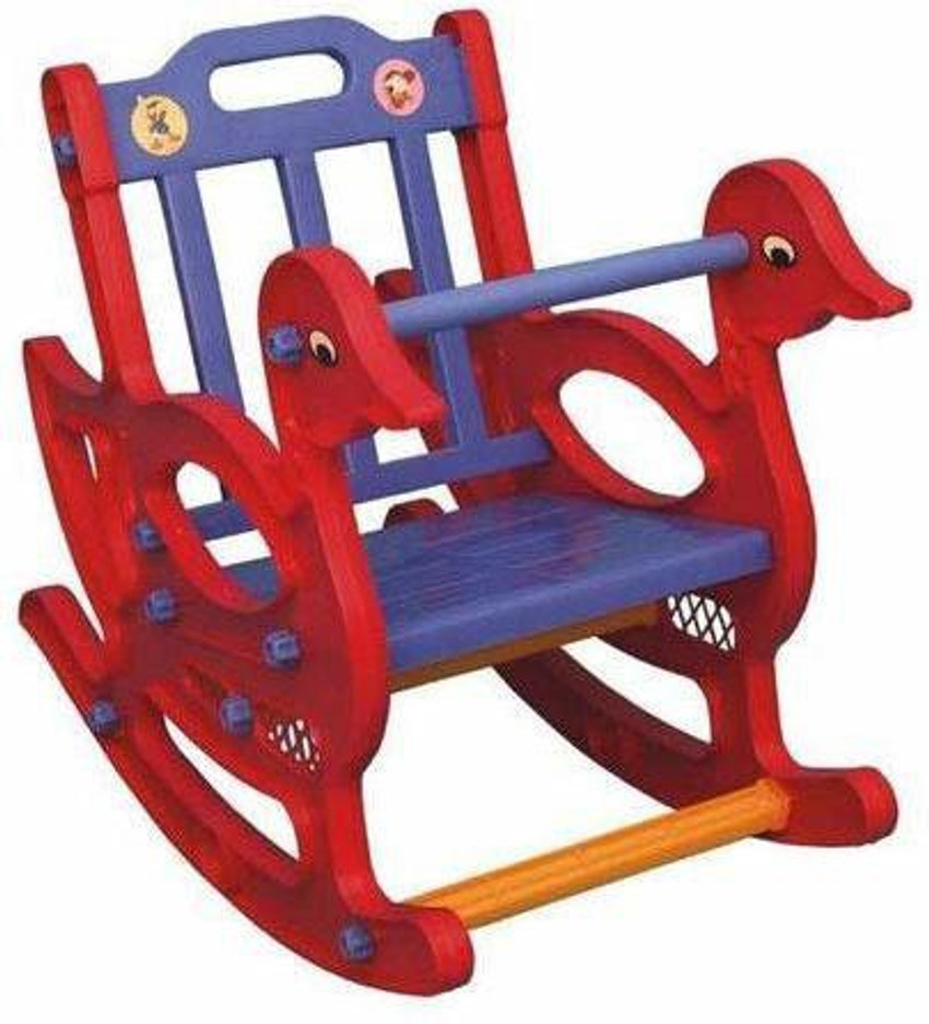 Supreme Red Blue Plastic Rocking Chair Price in India Buy