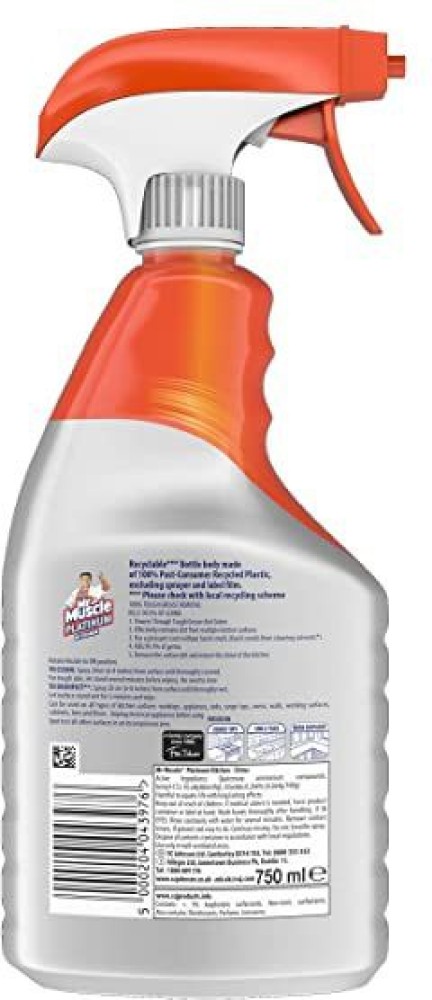 Mr Muscle Platinum Antibacterial Citrus Kitchen Cleaning Spray 750ml