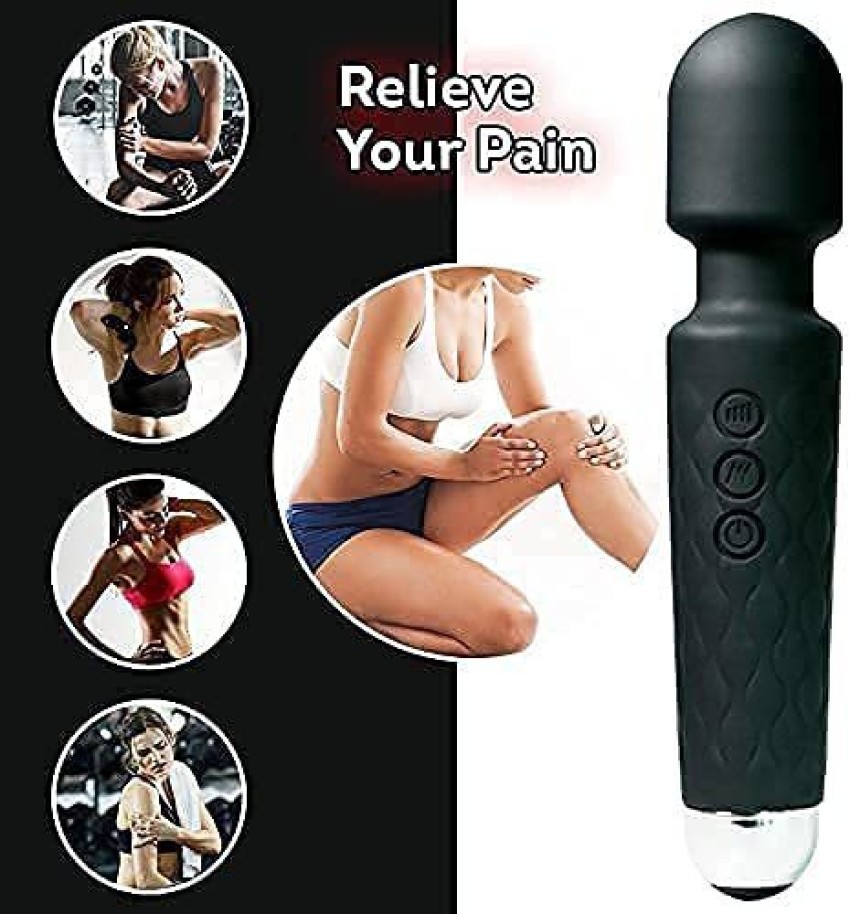 Neck Full Body Personal Massage Wand Multi-Speed Handheld Vibrator For  Women Men