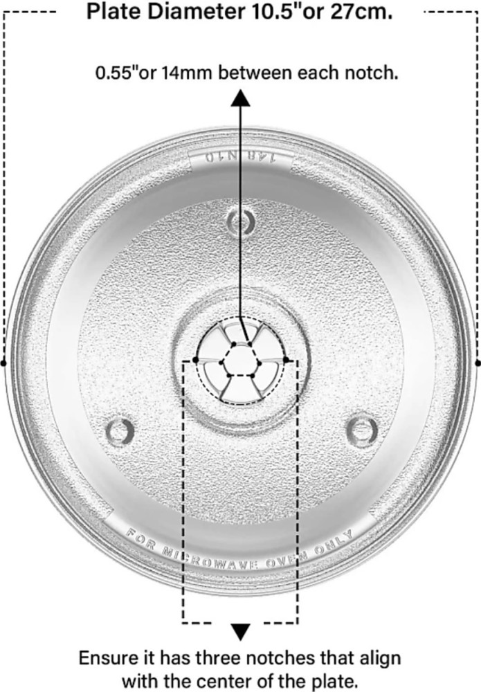 ge glass microwave plate replacements