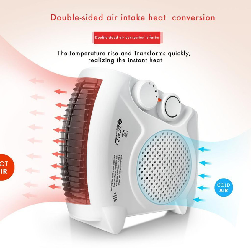 zigma Quite Performance Smart Heat Convector Portable Fan Room Heater - 400  Watt Fan Room Heater Price in India - Buy zigma Quite Performance Smart Heat  Convector Portable Fan Room Heater -