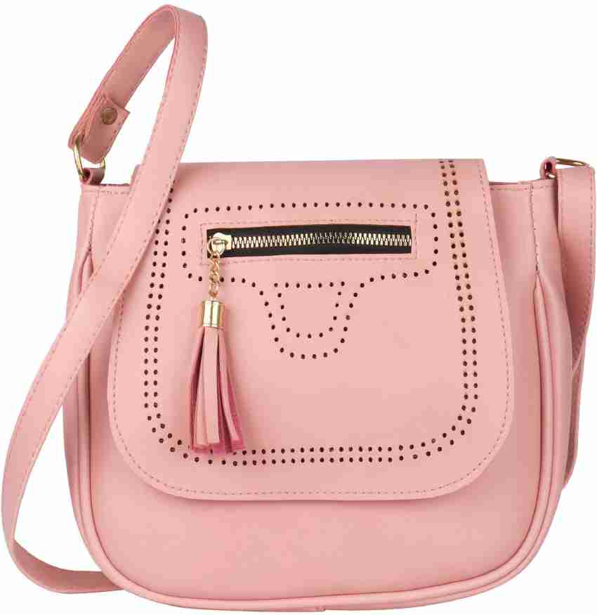 Shamriz Bag For Women Women & Girls Sling Bag With Adjustable Strap| Handbag| Purse| Side Sling Bag (Pink)