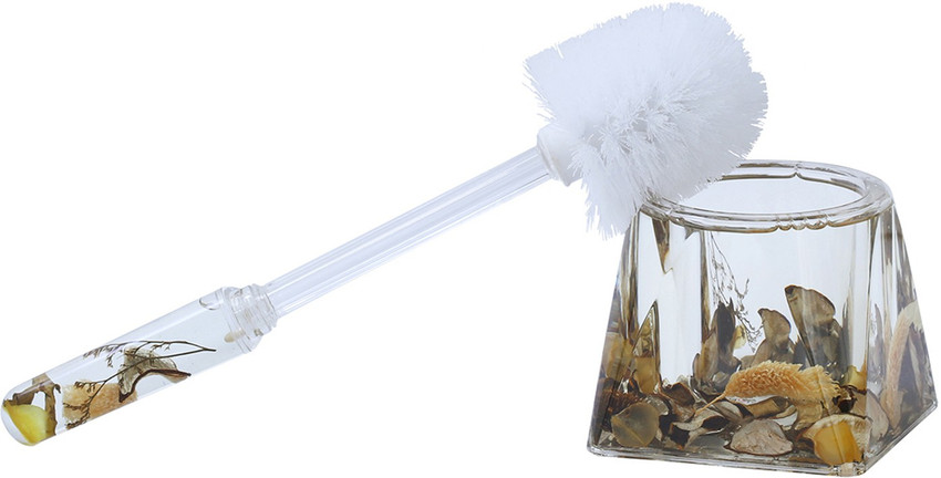Acrylic outlet toilet brush