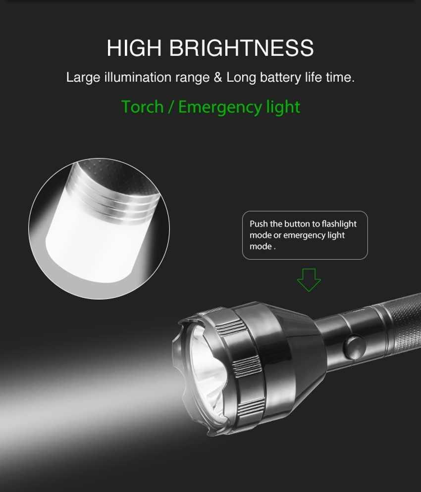 Rechargeable torch light shop flipkart