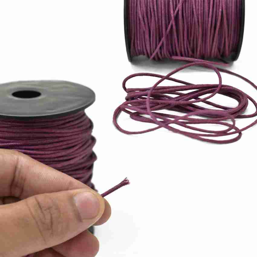 4 Rolls Waxed Cord Waxed Cord for Jewelry Making Waxed String Waxed Cotton  Cord