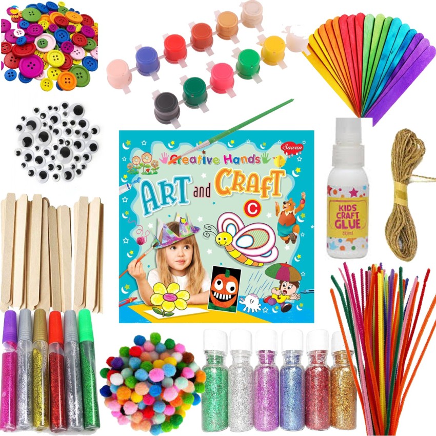 anjanaware Activity Kit All-In-One DIY Craft Set for Kids from 5