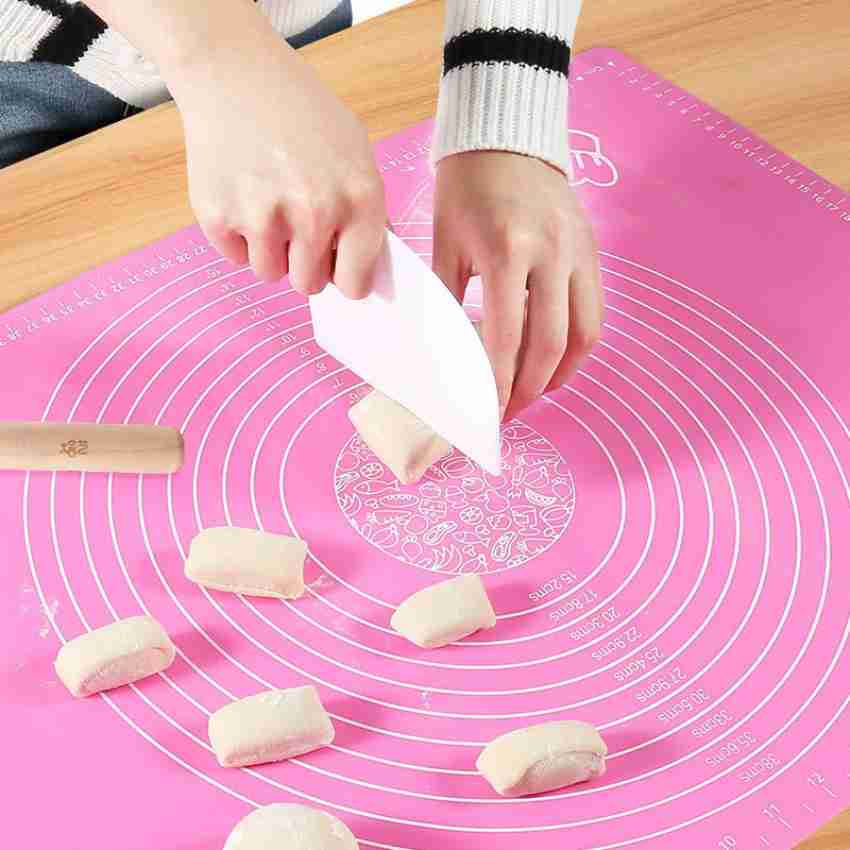 60/50/40cm Silicone Pad Baking Mat Sheet Kneading Dough Mat For