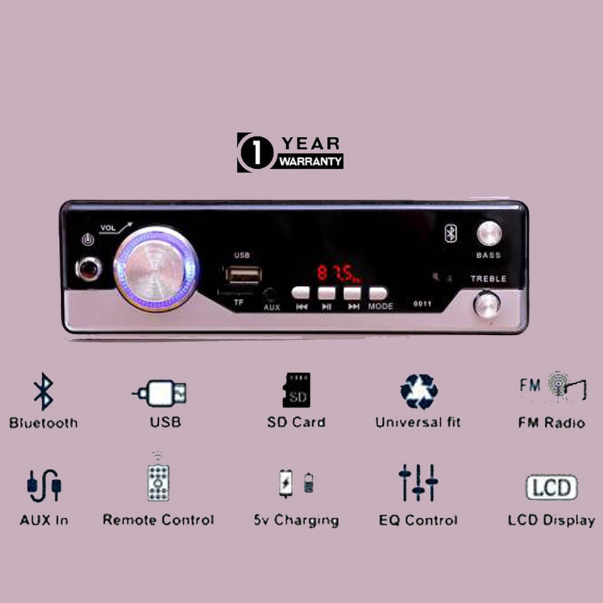 PTCMart DESIGNER PANEL CAR STEREO 011 HEAVY QUALITY HEAVY BASS 4