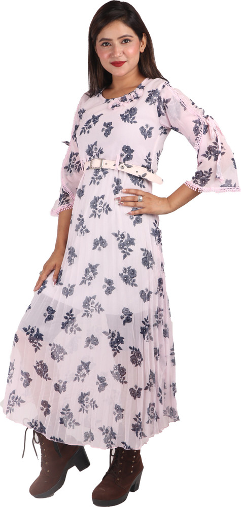 Zara Angel Women Maxi Pink Dress Buy Zara Angel Women Maxi Pink Dress Online at Best Prices in India Flipkart
