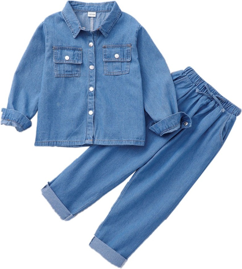 Hopscotch Girls Casual Shirt Jeans