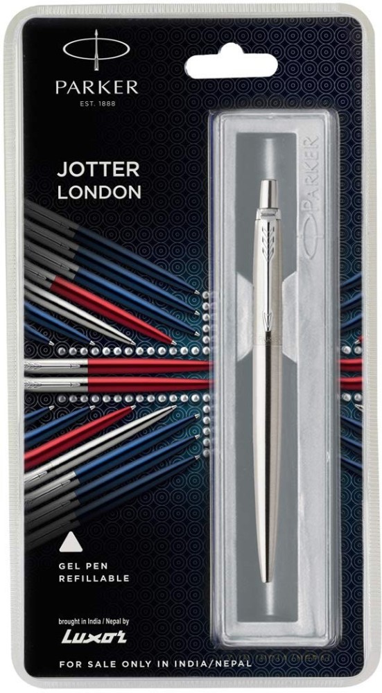 LUXOR Parker Jotter London Stainless Steel With Steel Trim Ball