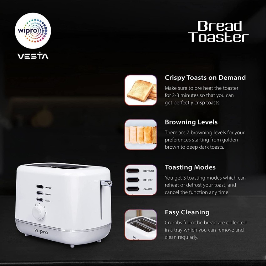 KENT Crisp Pop-Up Toaster: Buy Electric Bread Toaster at Best Price Online