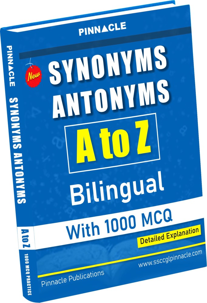 SOLUTION: English Synonyms and antonyms. - Studypool
