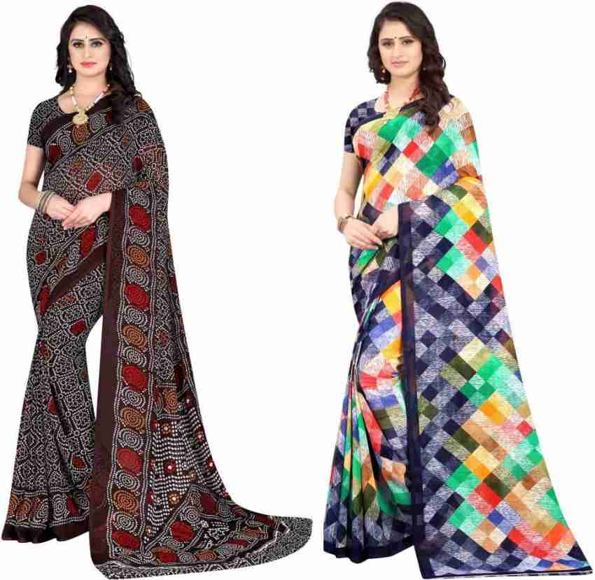 Snapdeal on sale bandhani sarees