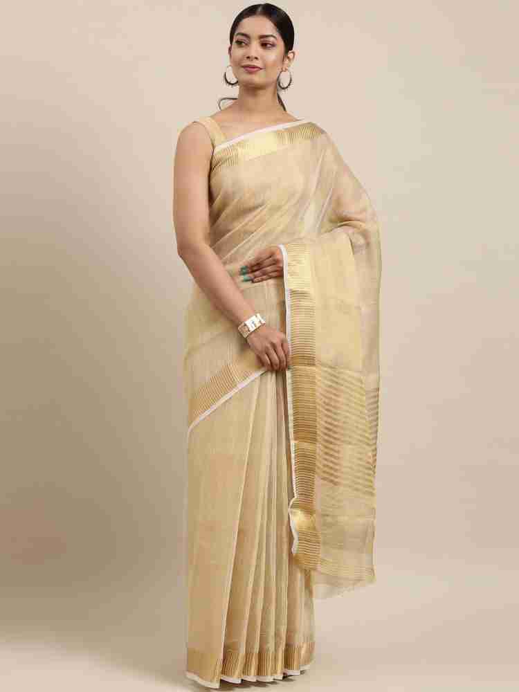 Buy THE CHENNAI SILKS Woven Bollywood Art Silk Gold Sarees Online Best Price In India Flipkart