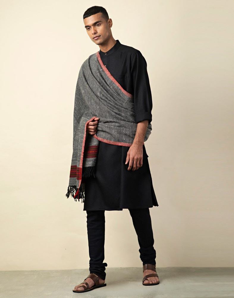 Fabindia Wool Self Design Men Shawl - Buy Fabindia Wool Self Design Men Shawl  Online at Best Prices in India | Flipkart.com