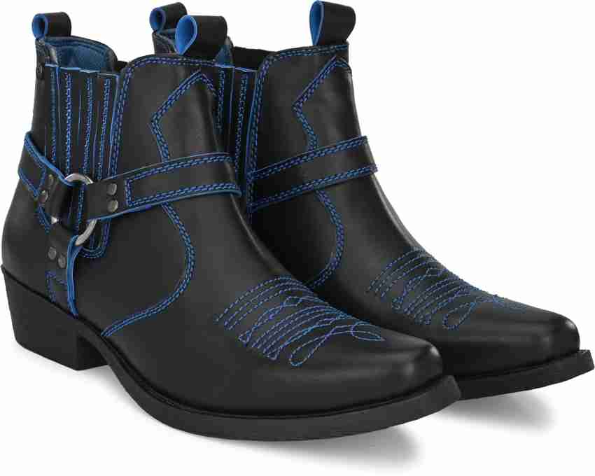 Delize Ankle Cowboy Boots For Men Buy Delize Ankle Cowboy Boots For Men Online at Best Price Shop Online for Footwears in India Flipkart