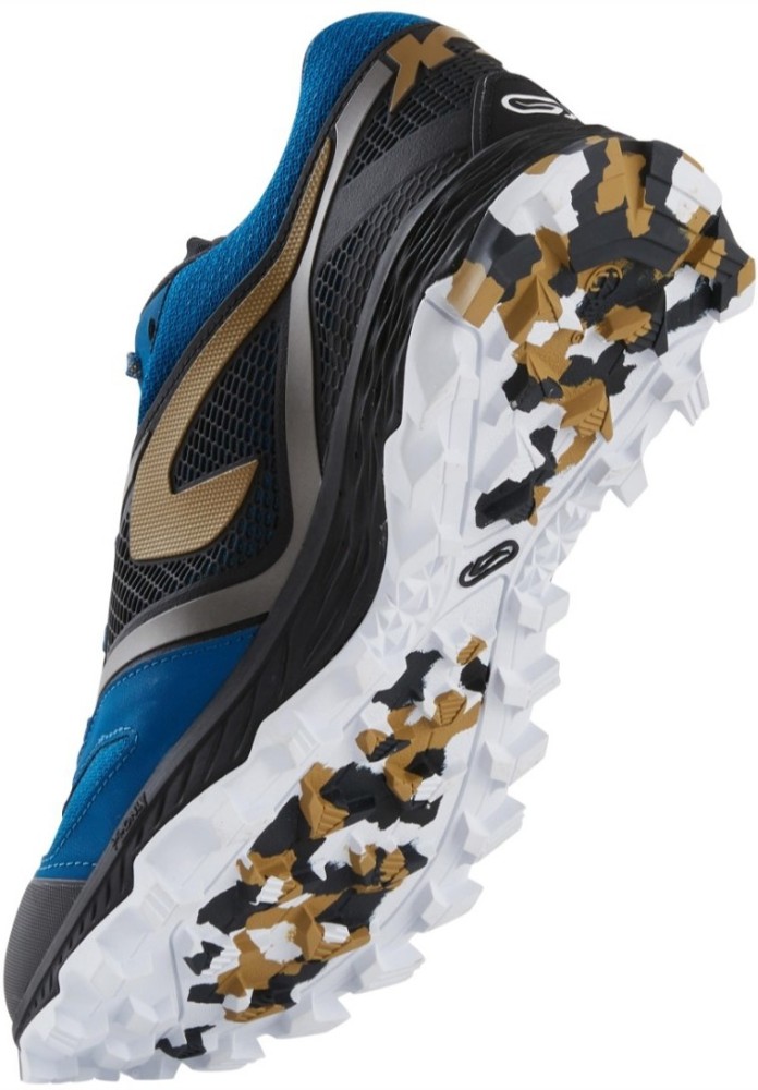 PATHAYAM XT7 trail running shoes for men blue and bronze