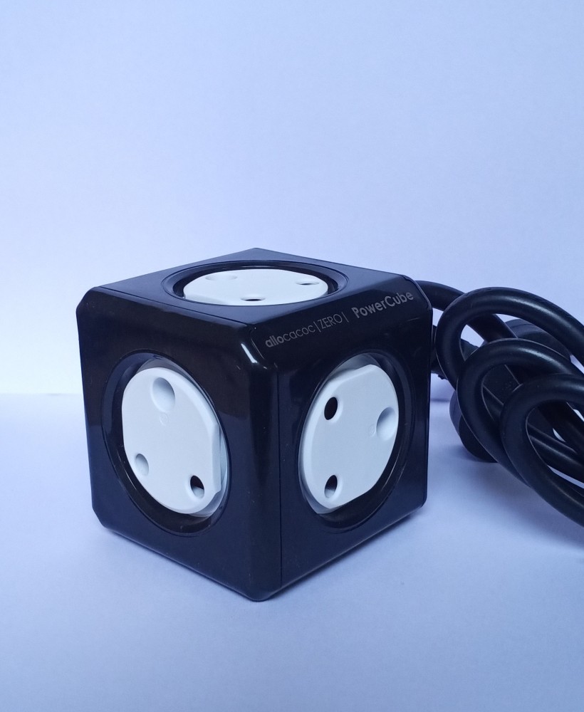 Allocacoc Power Cube Powercube Board Extended with 5 Outlet 1.5M Surge  Protect