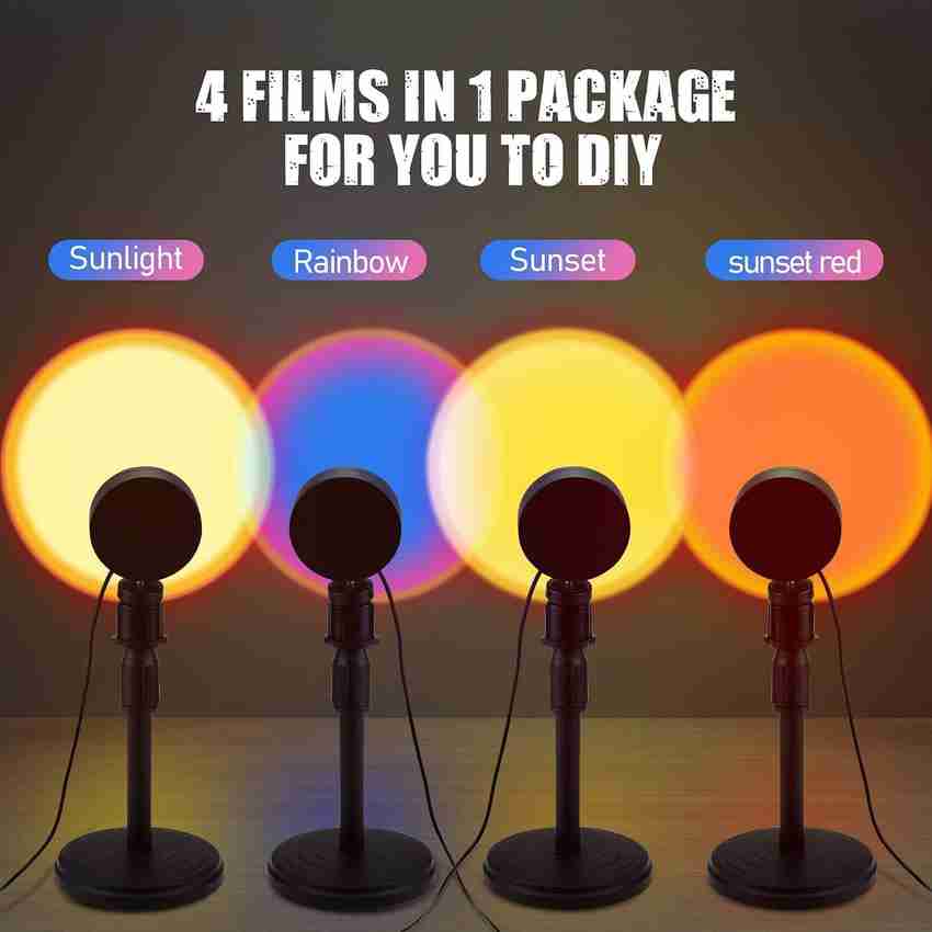 Color changing sunset lamp on sale