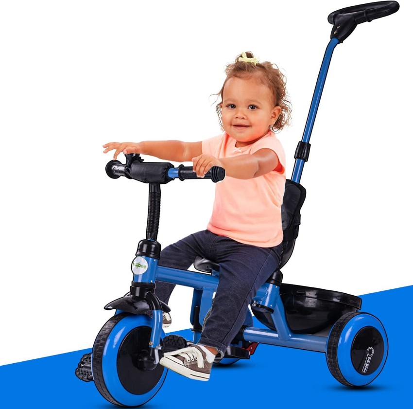 GoodLuck Baybee Smart Wheels Cycle for Kids Baby Ride on Tricycle Trike Parental Control Basket Girls Boys Blue Tricycle Price in India Buy GoodLuck Baybee Smart Wheels Cycle for Kids Baby