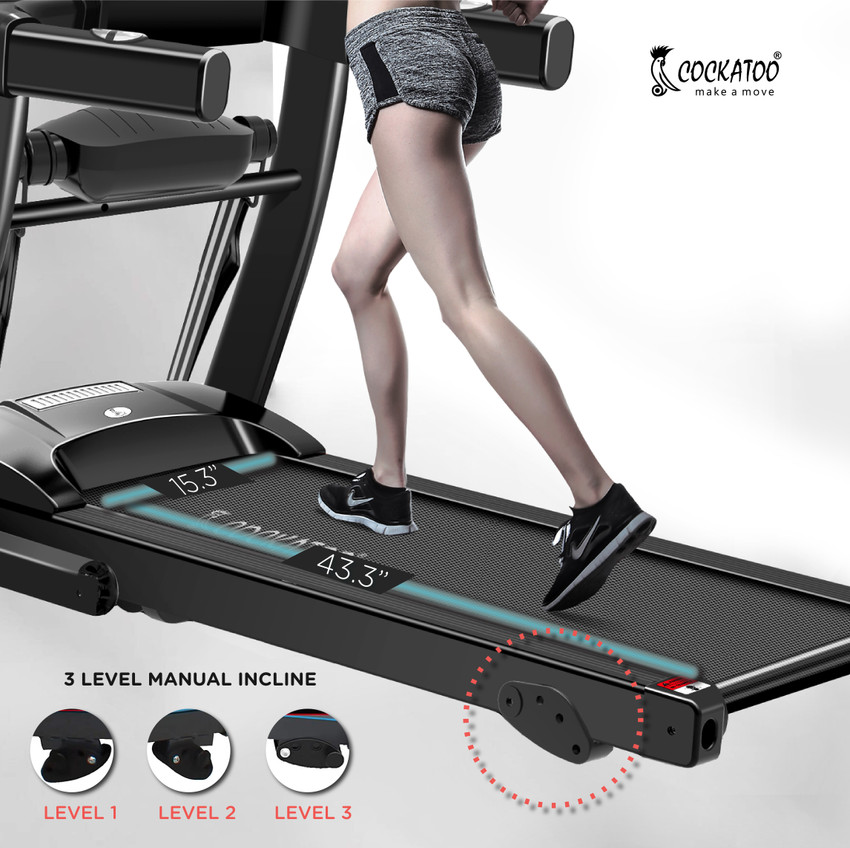 COCKATOO CTM 04 2 HP Peak With Massager Treadmill Buy COCKATOO CTM 04 2 HP Peak With Massager Treadmill Online at Best Prices in India Sports Fitness Flipkart