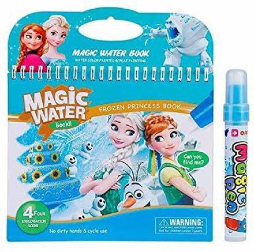 Big Size Water Drawing Board Coloring Book & Magic Pen Painting Doodle Mat  For Kids Educational
