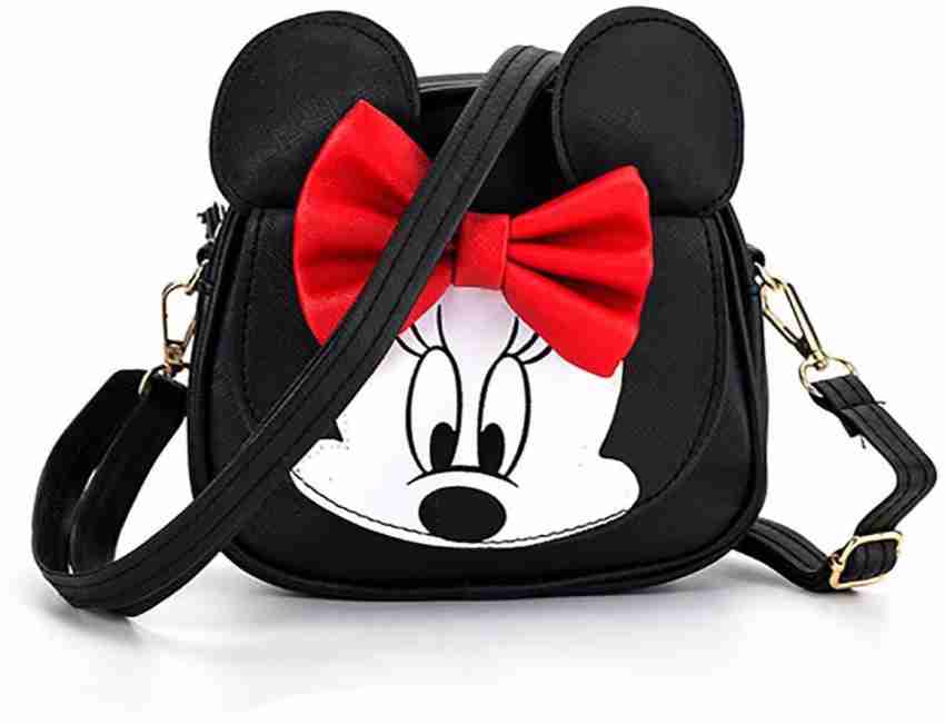 Toingo Black Sling Bag Girls disney mickey mouse sling Bag Baby