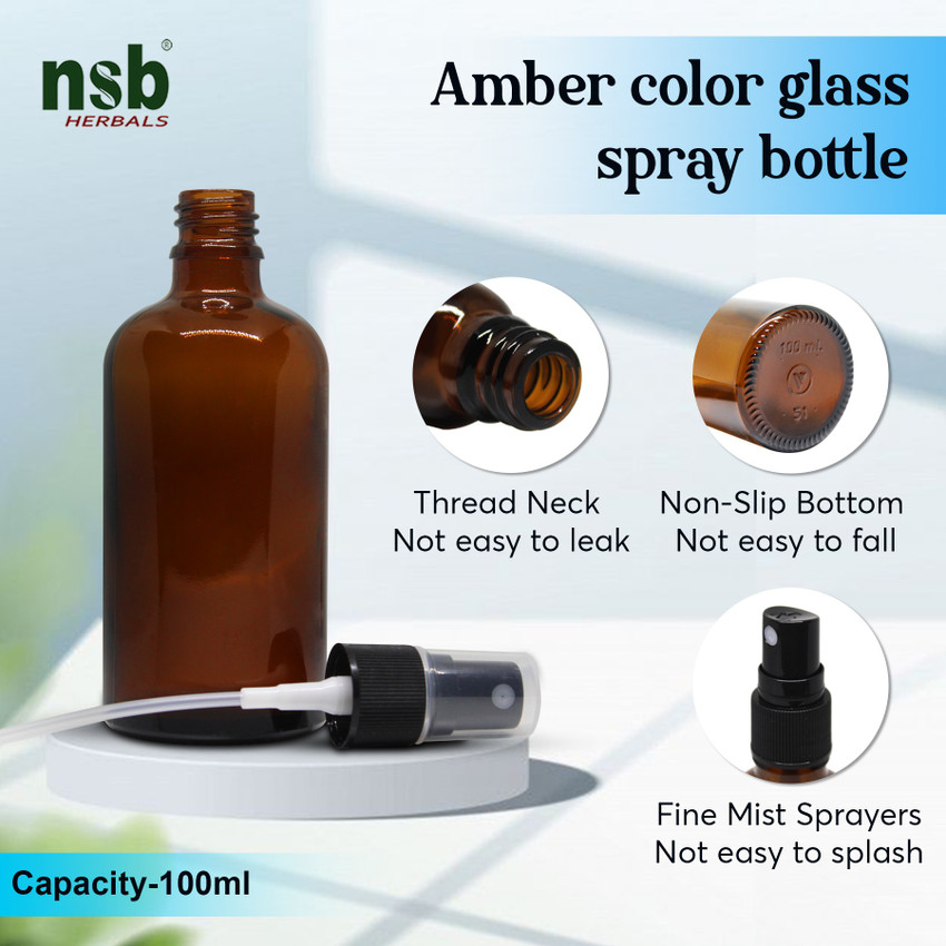 Amber spray bottles store