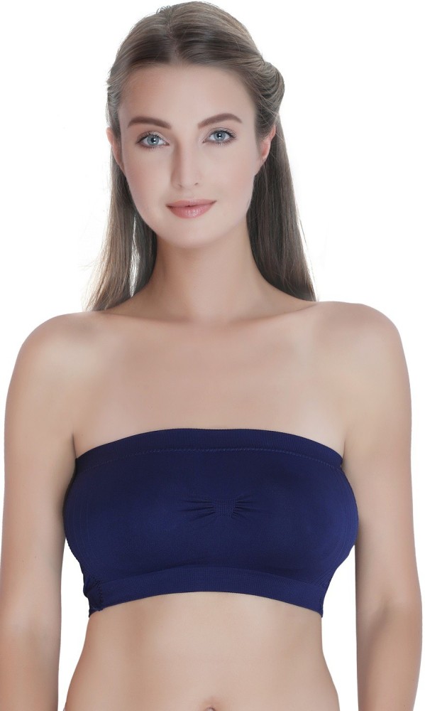 Buy Strapless Tube Bra With Detachable Straps in Nude Colour