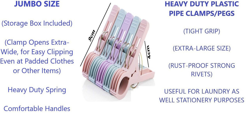 Extra large plastic clips store