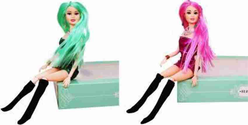 Barbie foldable doll hot sale