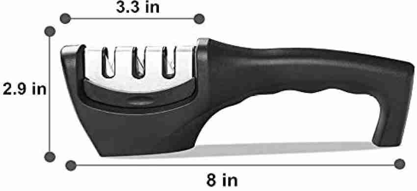 CRIYALE Knife Sharpener, Manual for Sharpening Dull Stainless Steel, 3  Stage Sharpening Tool, Sharpening Knife Sharpening Steel.(pack of 1) Knife  Sharpening Steel Price in India - Buy CRIYALE Knife Sharpener, Manual for