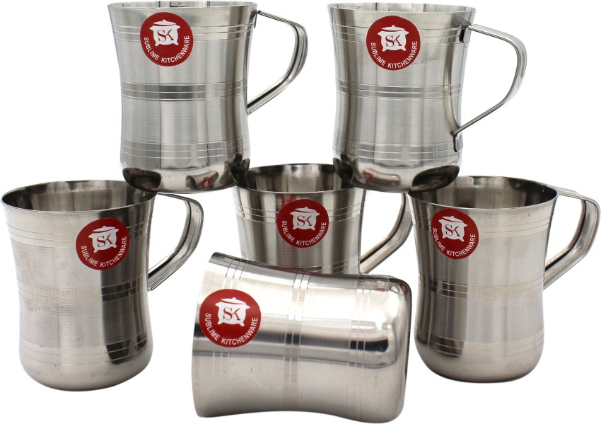 Stainless Steel Coffee Mugs 200ml Metal Thermal Coffee Tea & Beer Cup Mug