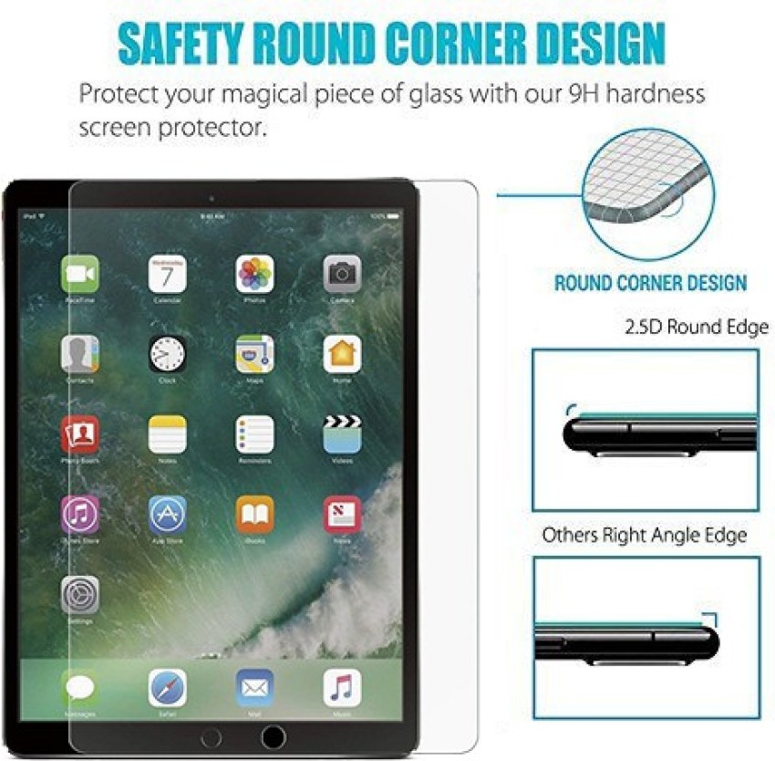 Protection d'écran pour tablette Avizar Film Écran pour iPad Pro 12.9 2015  / 2017 Verre Trempé 9H Anti traces Transparent