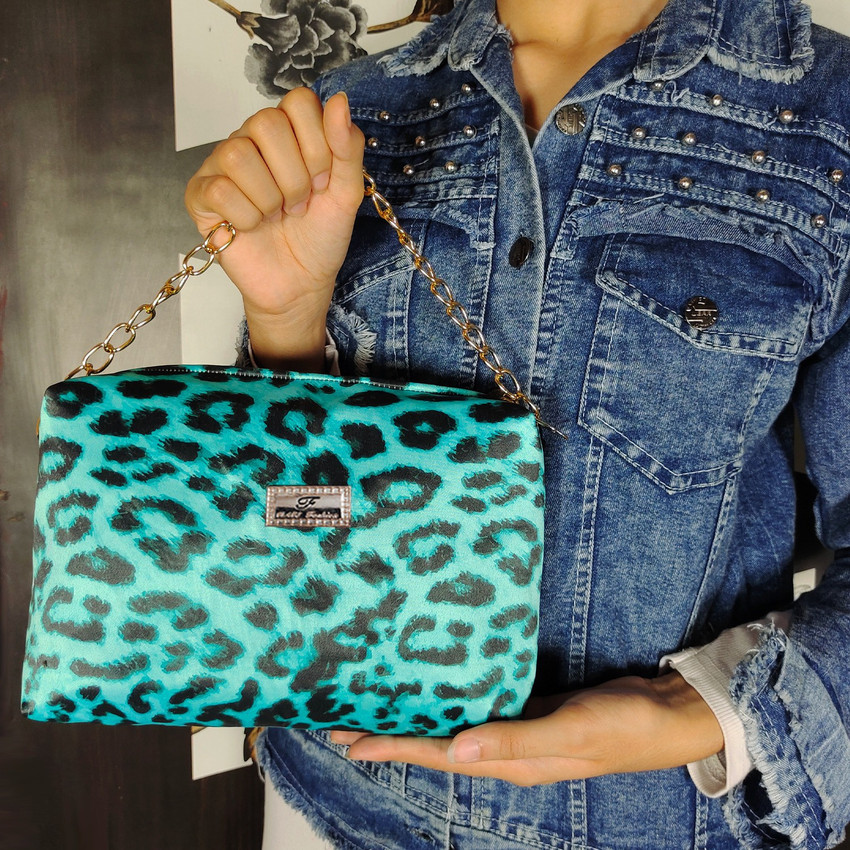 Cheetah top print bag