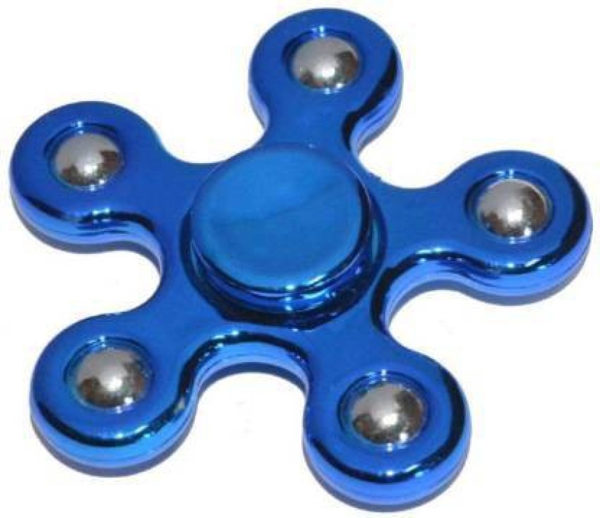 MON N MOL TOY 5 Point Fidget Spinner (Blue) - 5 Point Metal Fidget Spinner (Blue) . shop for MON N MOL TOY products in India. | Flipkart.com