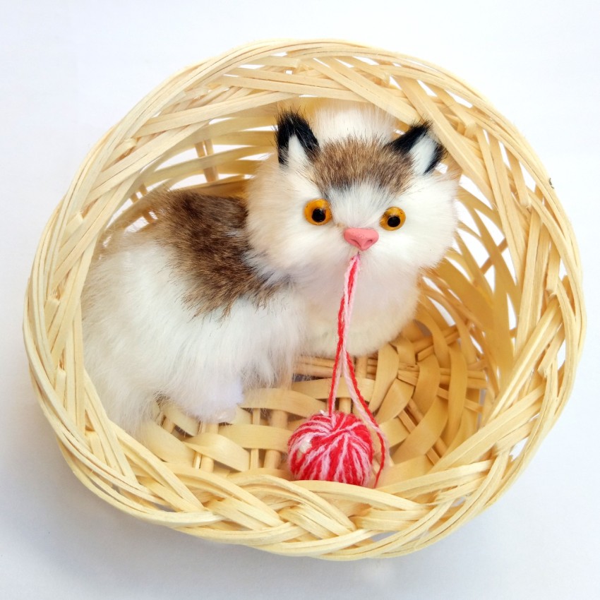 Cat in store a basket toy