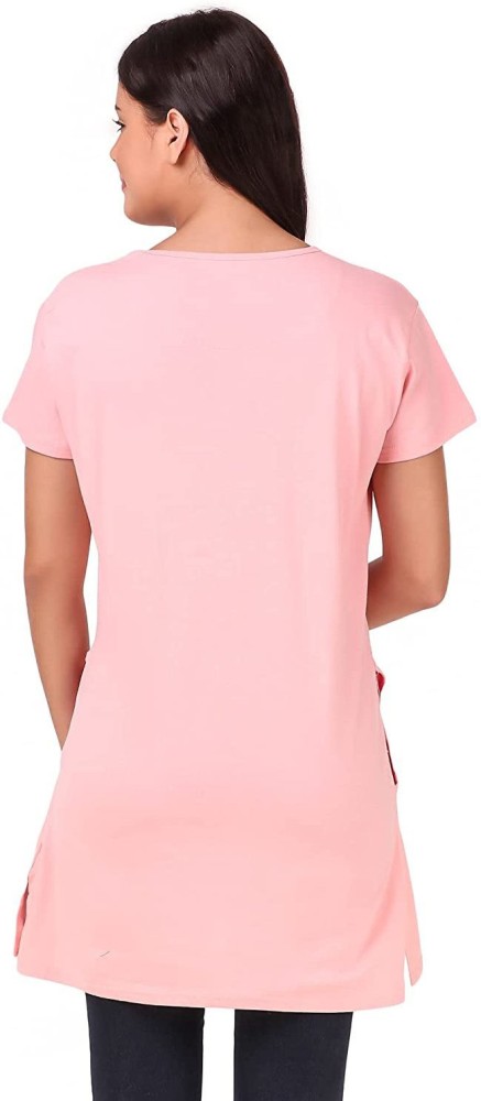 Rang Deep Women Pink Cotton top – Rangdeep