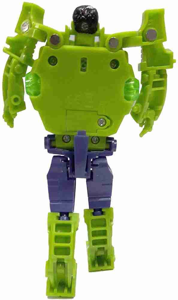 ARONET HulkMan Toy Convertible Digital Wrist Watch for Kids Robot  Deformation Watch - Light Glow in Dark on Button Press ( Green Color ) -  HulkMan Toy Convertible Digital Wrist Watch for