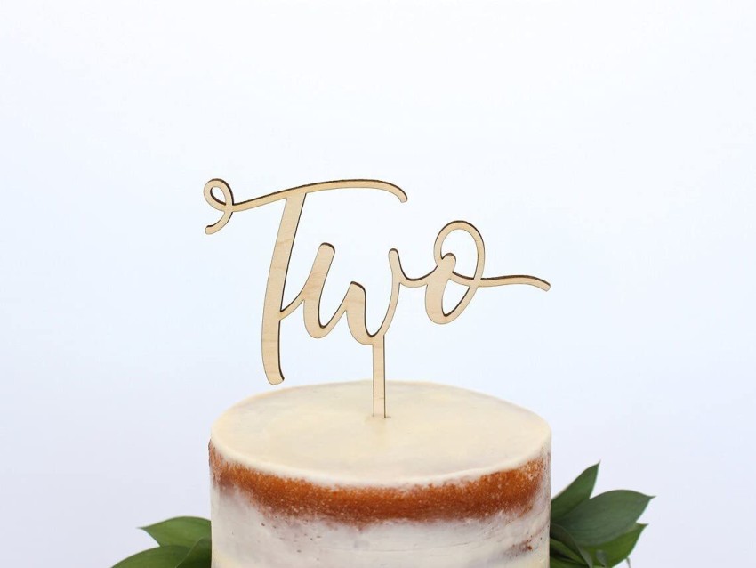 Two Cake Topper | Candy's Cupcakes
