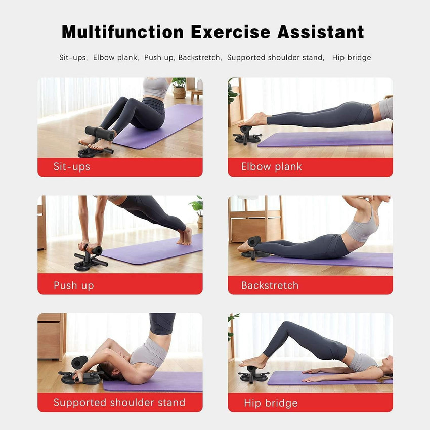 StarAndDaisy Fitness Sit Up Bar for Floor Crunches Portable Self
