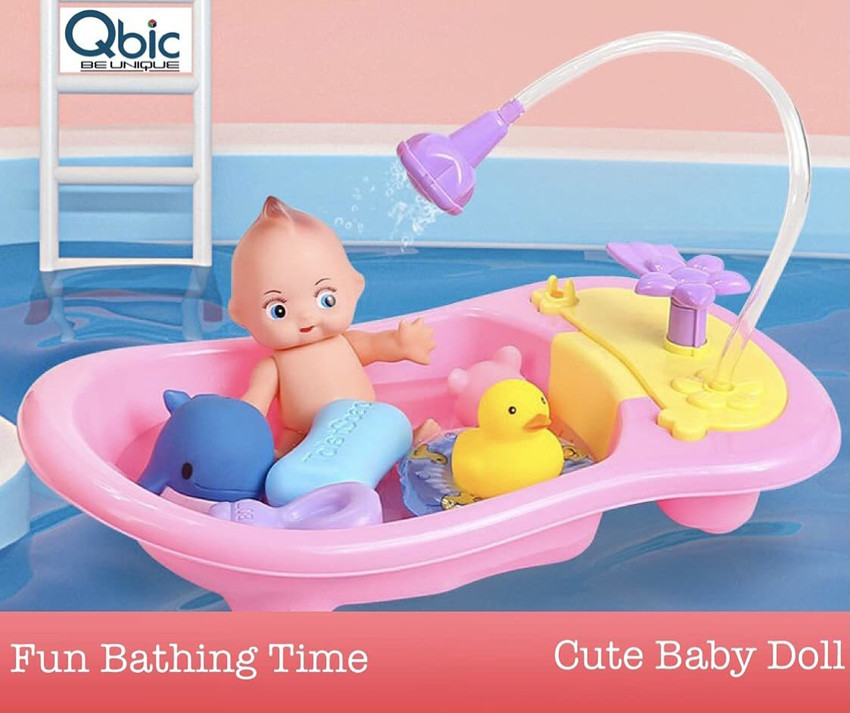 bath play doll set