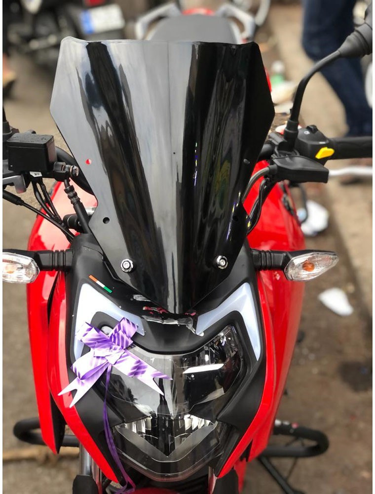 Tvs apache 160 on sale 4v visor online