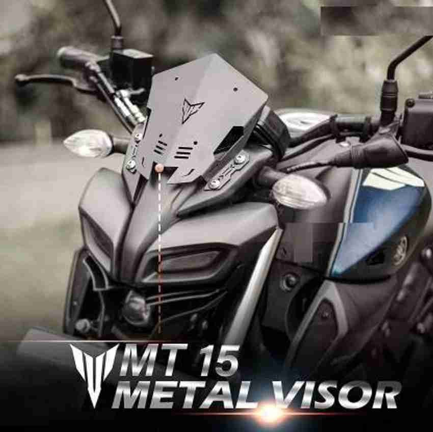 W 4 A Traders MT15 Metal Visor Bike Windshield Price in India Buy W 4 A Traders MT15 Metal Visor Bike Windshield online at Flipkart