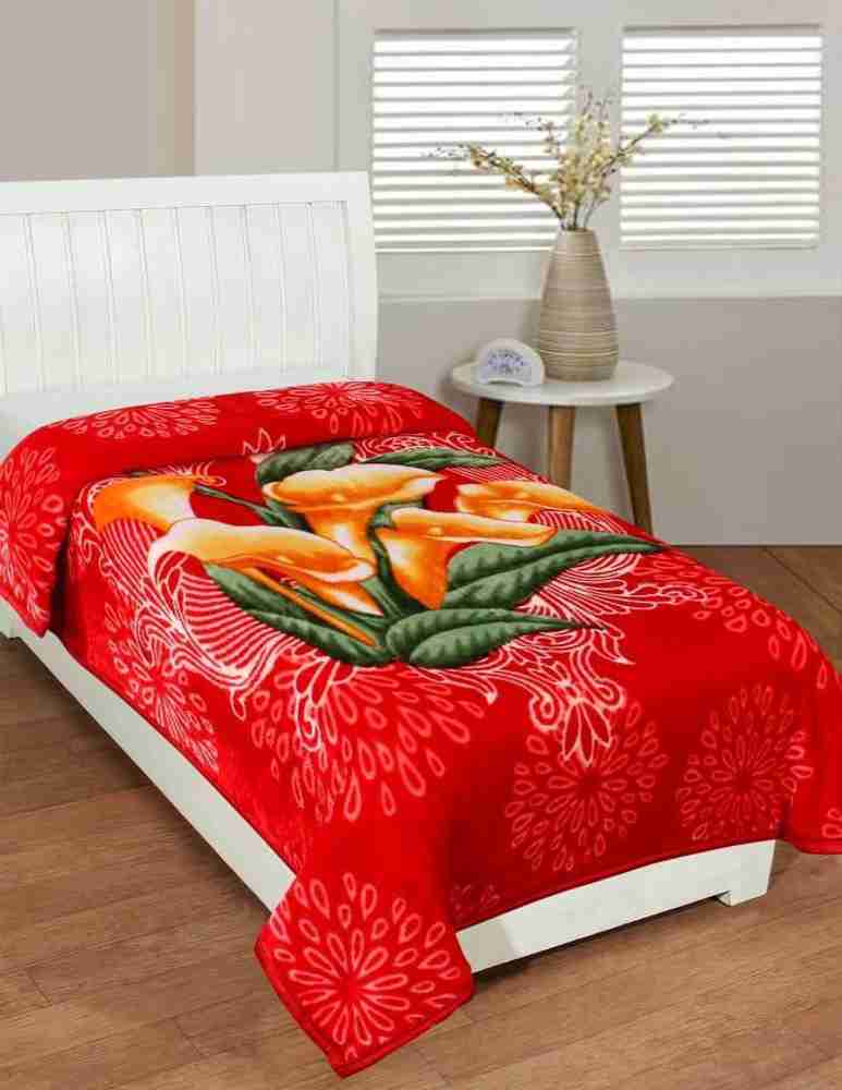 Arihant Wollen Mill Floral Single Mink Blanket for Heavy Winter - Buy  Arihant Wollen Mill Floral Single Mink Blanket for Heavy Winter Online at  Best Price in India | Flipkart.com