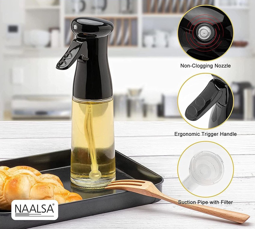 2 Pieces Oil Spray Bottle, Stainless Steel Cooking Sprayer