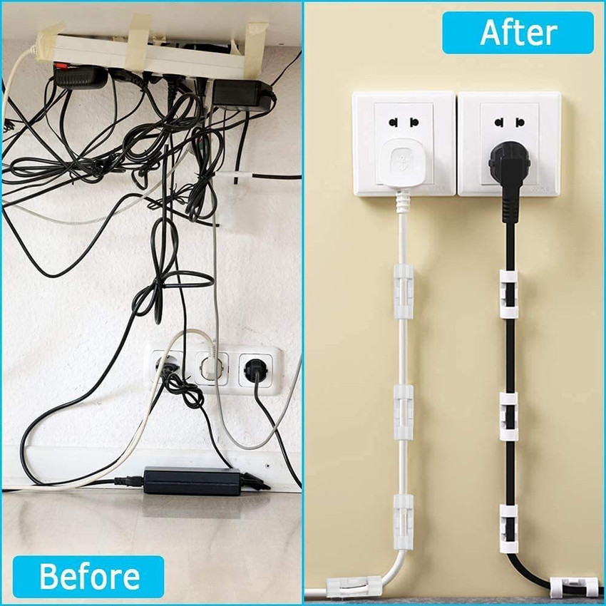 Plastic wire management clips on sale